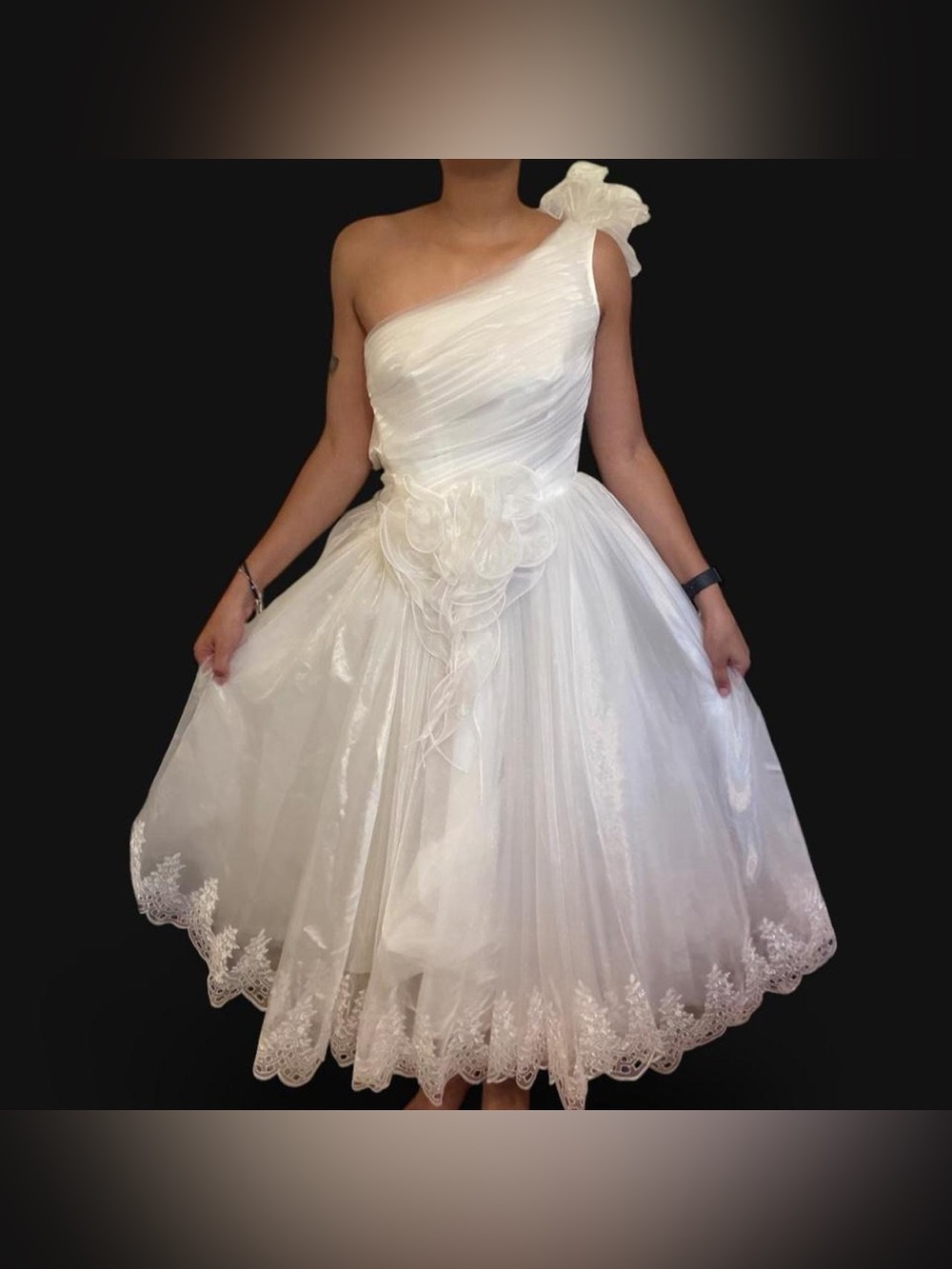 Wedding Floral Lace White Dress!